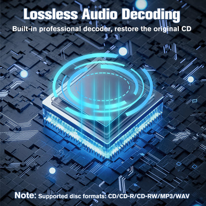 External Portable CD Player for Car, Plug and Play Car CD Player with USB Port AUX Port, Universal USB Player for Vehicle, Laptop, TV, Computer, for Android 4.4 and Above Navigation